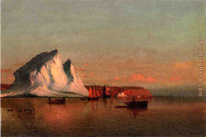 A Calm Afternoon, the Coast of Labrador painting - William Bradford A Calm Afternoon, the Coast of Labrador art painting